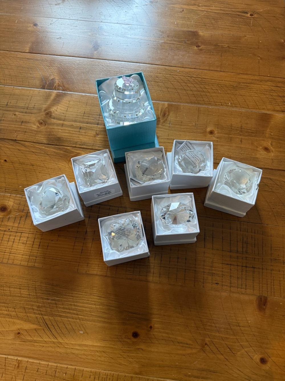 Oleg Cassini Clear Faceted Crystal Accent Set